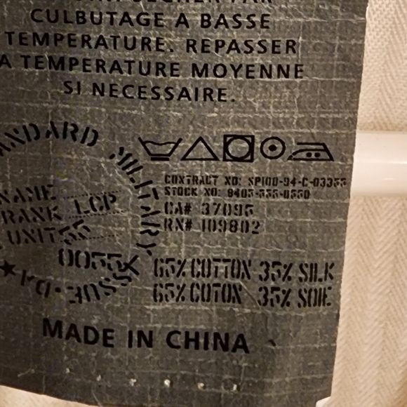 Da-Nang Eggshell Surplus Blazer - SZ S - Picture 4 of 4